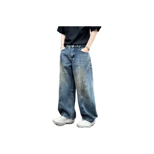 YEARNED Синие Унисекс Джинсы