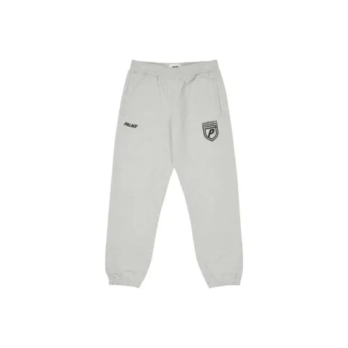 PALACE Gray Men's Knitted Training Pants PALACE Серые Мужские Вязаные Спортивные Штаны