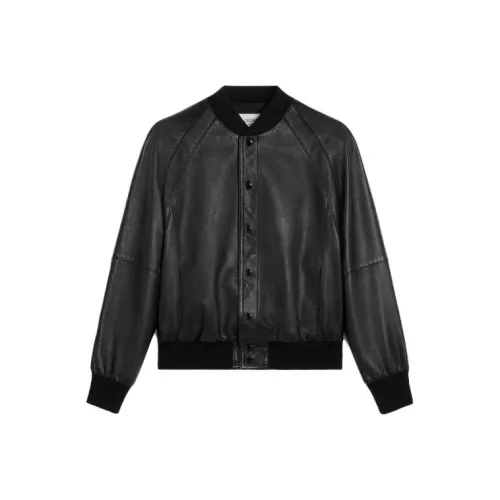 CELINE FW23 Кожа Куртка Мужская Черная