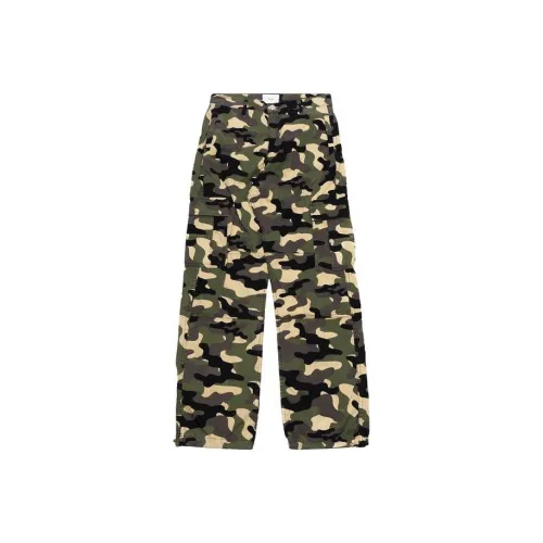 RHUDE Green Men's Cargo Pants RHUDE Зеленые Мужские Карго Брюки