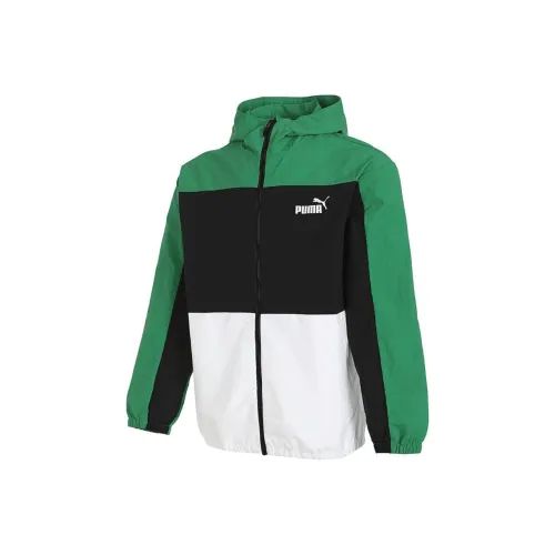 PUMA Куртки и Пальто Мужские Зеленый Черный Белый