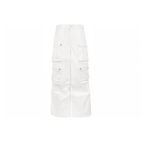 FREO3N Белые унисекс брюки карго