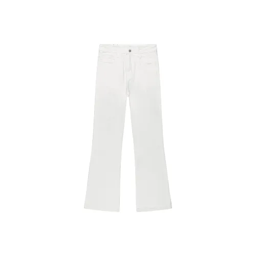 ALCOFM Белые Унисекс Джинсы
