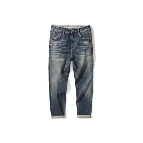 JUCY JUDY Джинсы Унисекс Винтаж Синий
