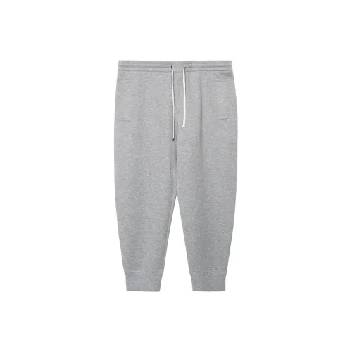 EMPORIO ARMANI Вязаные тренировочные брюки мужские серые