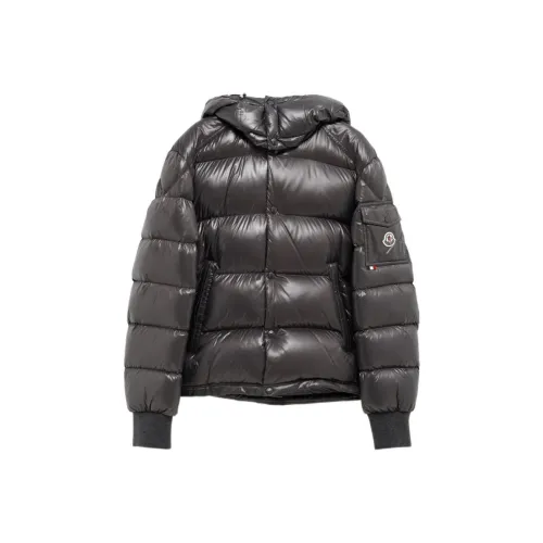 Moncler Серый Мужской Пуховик