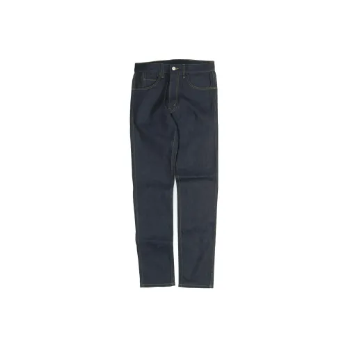 GUCCI Темно-синий Мужские Джинсы