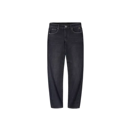 CAMEL Флис С подкладкой Теплоизоляционный Хлопок LIKE Эластичный Стираемый Повседневный Длинный Флис Деним Мужской