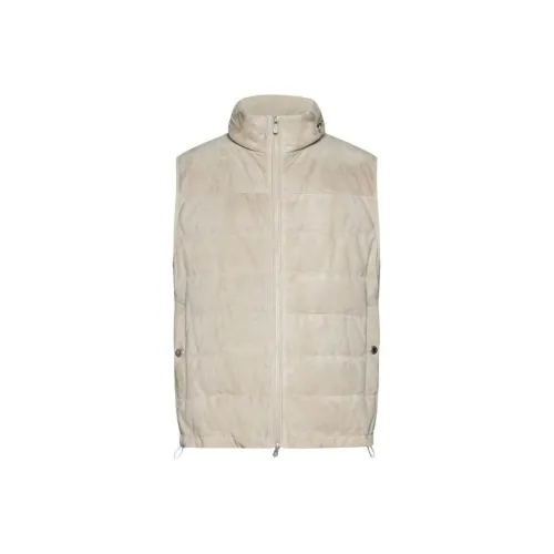 BRUNELLO CUCINELLI Жилет Мужской Экрю