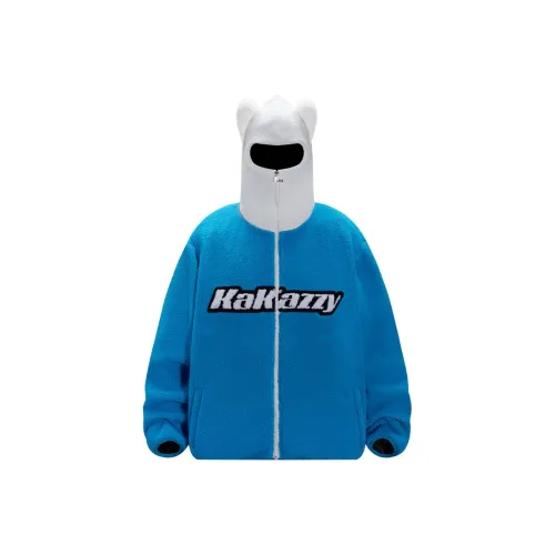 KAKAZZY Хлопковый пуховик унисекс синий