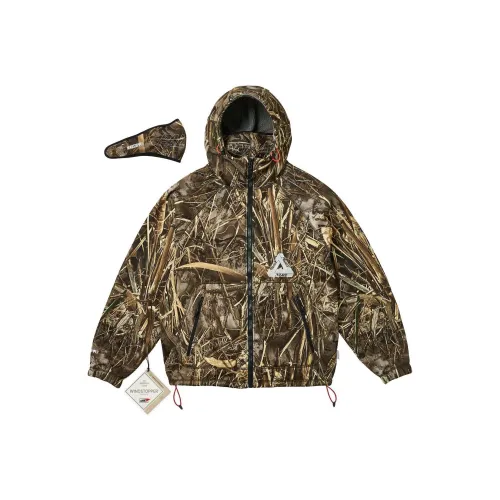 PALACE SS24 Коллекция Gore TEX WINDSTOPPER совместная модель куртка REALTREE совместная Max 7 Куртки и Пальто Унисекс Многоцветные