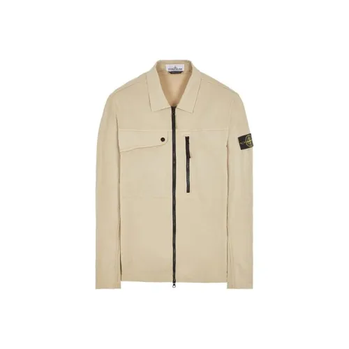 Stone Island Куртки и Пальто Мужской Песочный
