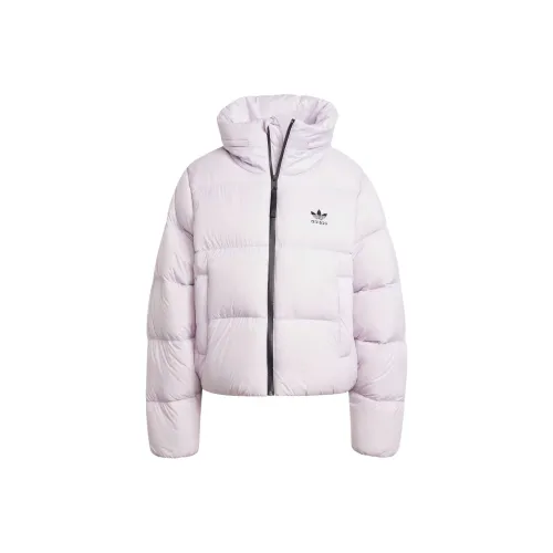 Adidas Originals FW24 RegenDown Puffer Crop Пуховик Унисекс Серебряный