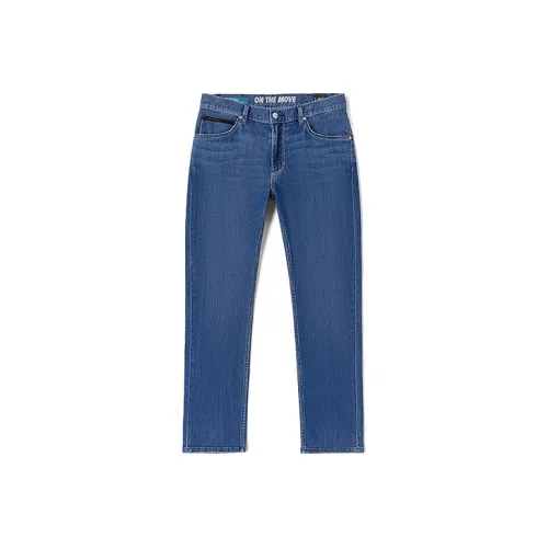 Lee совместный бренд модель Medium Blue Мужские Джинсы