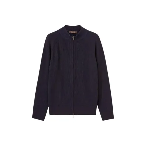 Loro Piana Gateway Bomber Куртки и Пальто Мужской Морской Синий