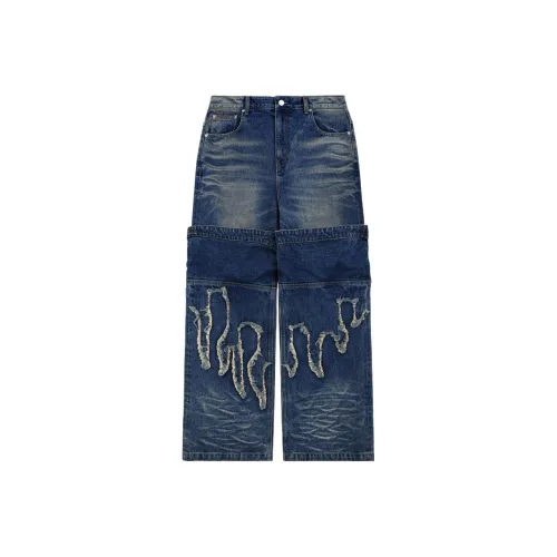 WE11DONE SS23 Синий Мужской Джинсы