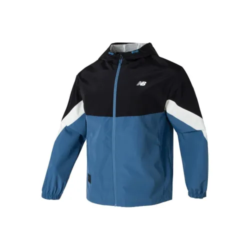 New Balance совместные куртки и пальто унисекс синие