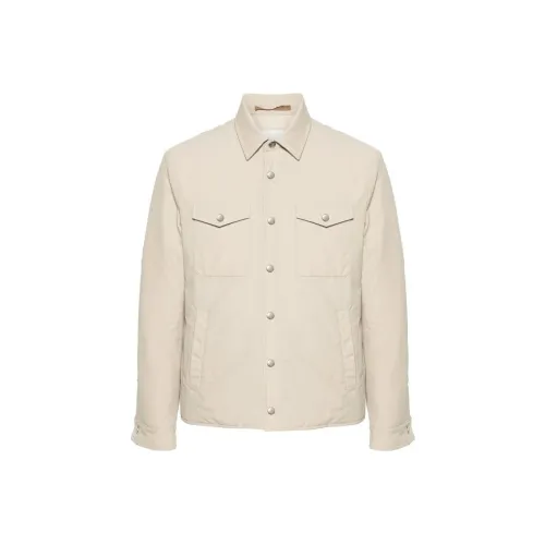 Eleventy FIRSTCLASS Made IN Italy SS24 Куртки Пальто Мужской Песочно-бежевый