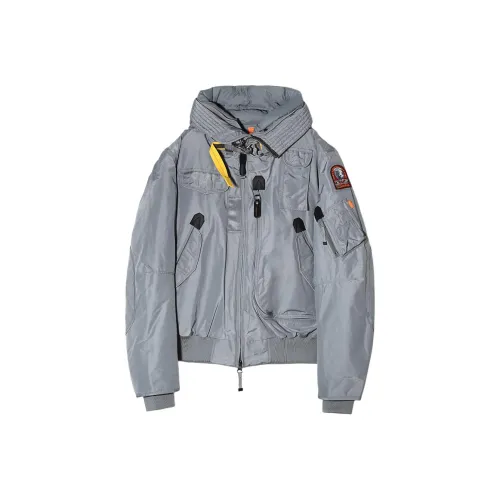 PARAJUMPERS Пуховик Мужской Серебристо-Серый