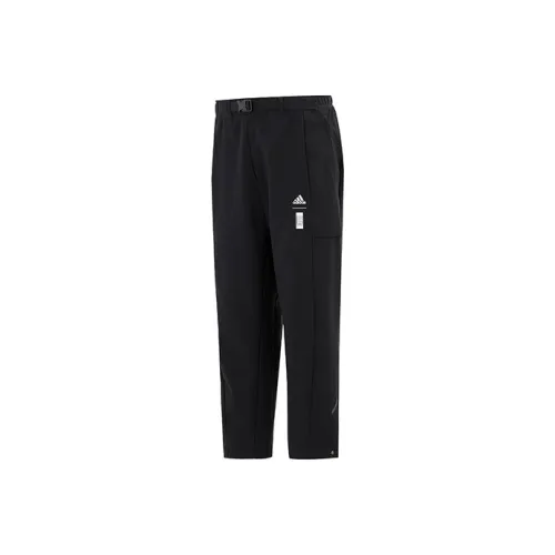 Adidas Wuji Series Черные Мужские Вязаные Тренировочные Штаны