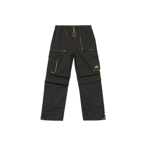 Brain Dead x Them Прямой крой Брюки Тренировочные Брюки Унисекс Черный