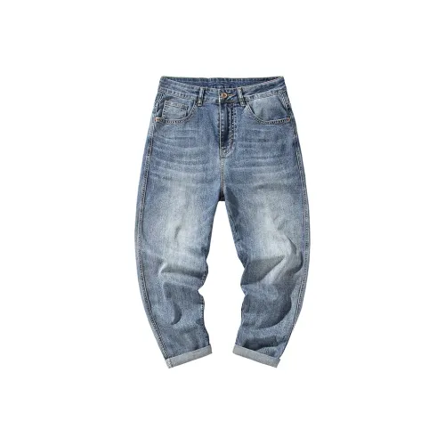 MindBridge Джинсы Унисекс Джинсовый Синий