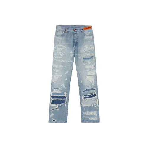 HERON PRESTON Синие Унисекс Джинсы