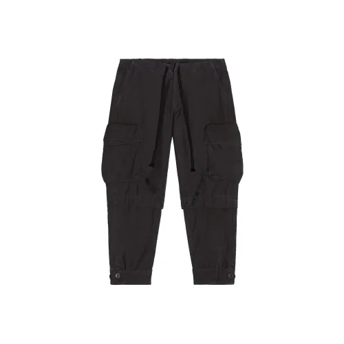 GREG LAUREN Мужские карго-брюки черного цвета