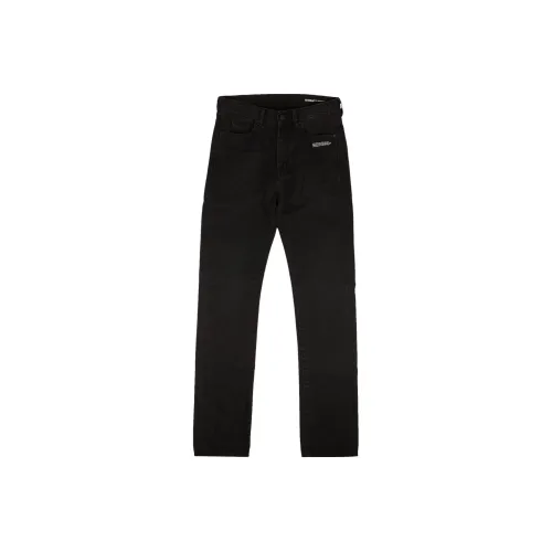Off Белый SS23 Черный Мужской Джинсы