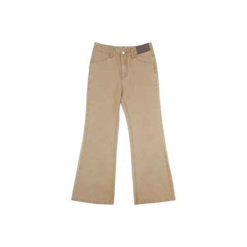 Crying Center Хаки Унисекс Джинсы