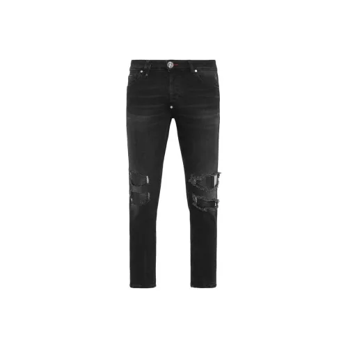 PHILIPP PLEIN Черные Мужские Джинсы