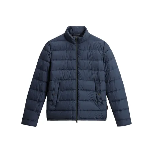 WOOLRICH SS24 Down Jacket Men's Navy Blue