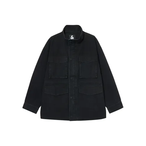 JACK&JONES A16 Темно-серый деним Мужские куртки