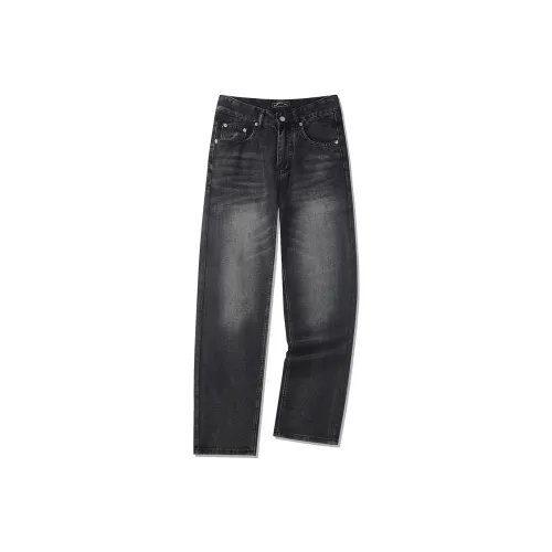 SHANTREE Черные Унисекс Джинсы