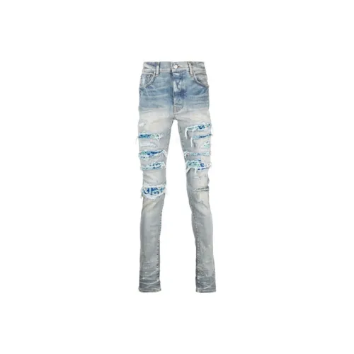 AMIRI Men's Blue Jeans AMIRI Мужские синие джинсы