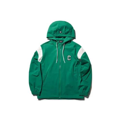 MLB SS24 Cleveland Guardians Куртки и Пальто Унисекс Зеленый