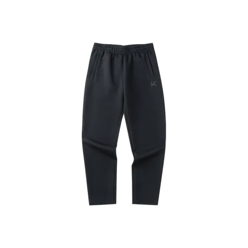 Anta Basketball Collection Черные Мужские Вязаные Тренировочные Штаны