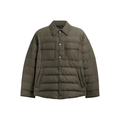 COACH SS24 Пуховик Мужской Темный Ферн Зеленый