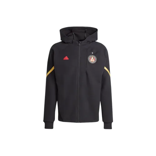 Adidas Atlanta United FC Дизайнерский для Gameday Anthem Куртка Куртки Пальто Мужской Черный