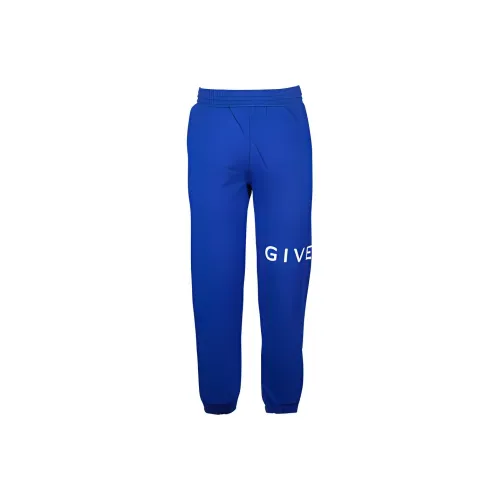 Givenchy Blue Men's Knitted Training Pants Givenchy Синий Мужские Вязаные Спортивные Штаны