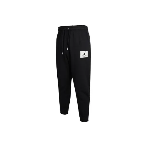 Jordan AS Черные Мужские Вязаные Спортивные Штаны