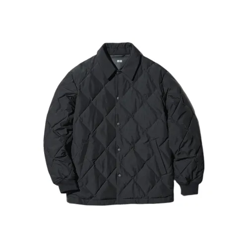 UNIQLO Черный мужской пуховик