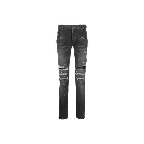 BALMAIN Мужские черные джинсы