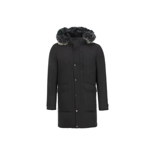 BRAUN BUFFEL Пуховик Мужской Черный