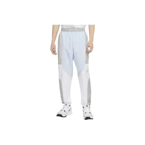 Найк Вязаные Тренировочные Штаны Мужские Белые