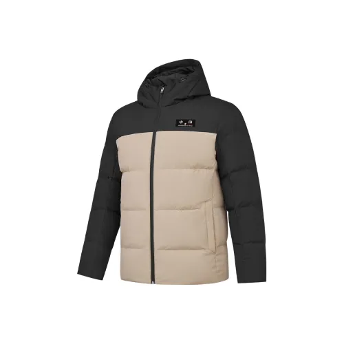 QIAODAN Cozy Nest Пуховик Мужской Сосновый Черный