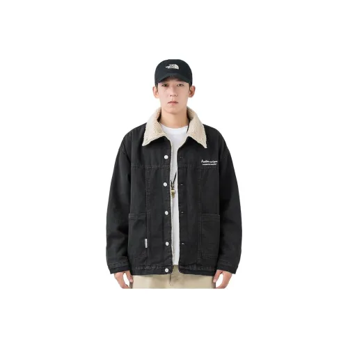 WOOD SOON Куртки и Пальто Мужской Черный