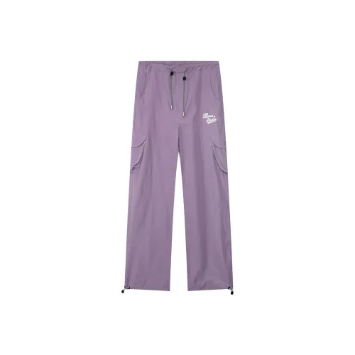 MAEA Фиолетовые Унисекс Брюки с карманами