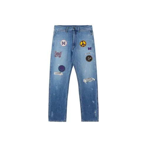 Needles Синий Мужской Джинсы