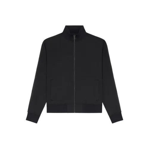 GIVENCHY Tracksuit Куртка с Рифлепайками Куртки и Пальто Мужской Черный